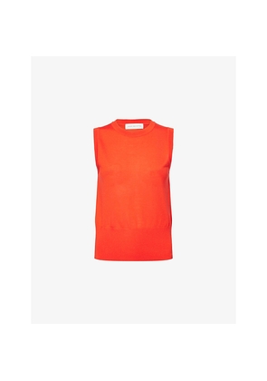 Womens Dries Van Noten Taja Merino-Wool Tank Top