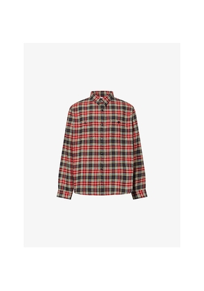 Mens Visvim Larrikan Checked Cotton Shirt