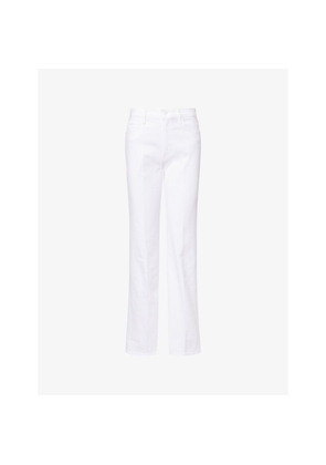 Womens Mother The Kick It Straight-Leg Denim Jeans