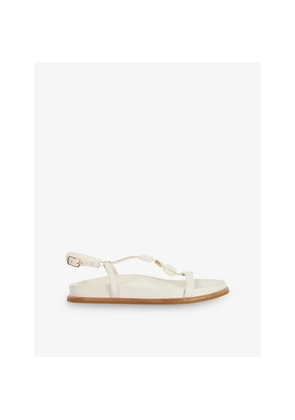 Womens Dune Lottee Leather Sandals
