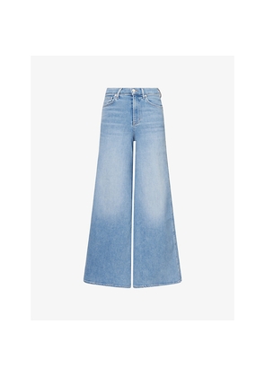 Womens Veronica Beard Jesse Ultra Flare-Leg Denim Jeans