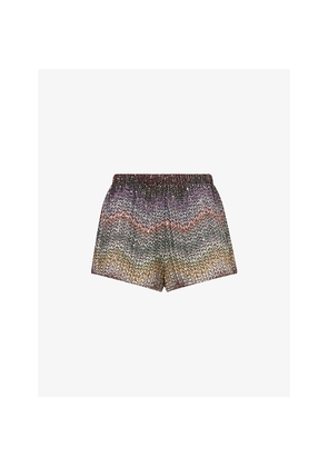 Womens Missoni Miss P Elasticated Sequin Shorts