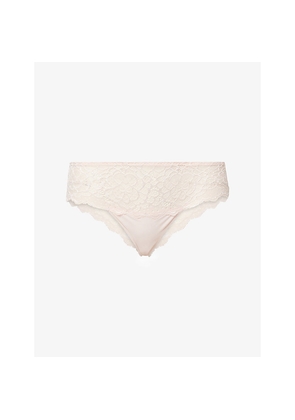 Womens Simone Perele Carese Lace Shorty Briefs