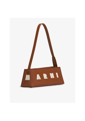 Womens Marni Museo Leather Baguette Shoulder Bag