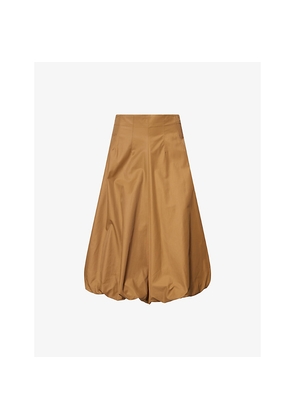 Womens TWP Full Intentions Voluminous Cotton-Blend Midi Skirt