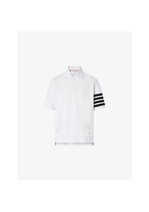 Mens Thom Browne X Asics Classic Nylon-Blend Polo Shirt