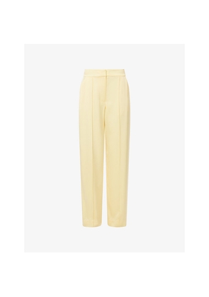 Womens Simkhai Kyra Wide-Leg Satin Trousers