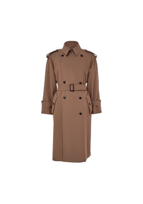 Longline belted coat