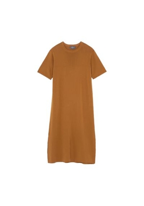 Knitted midi t-shirt dress