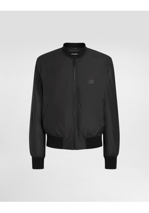Dolce & Gabbana Technical Fabric Bomber Jacket With Tag - Man Coats And Jackets Black 54