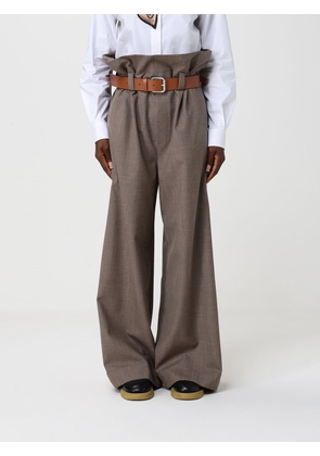 Pants MOSCHINO COUTURE Woman color Brown