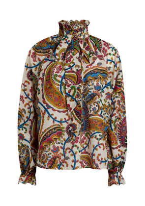Etro Scarf-Detailed Top - Moda Operandi