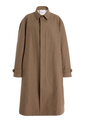 Brandon Maxwell The Quinn Waterproof Plaid Twill Driving Coat - Moda Operandi