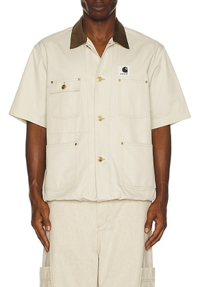 Sacai x Carhartt WIP Duck Shirt in Ivory - Beige. Size 3 (also in ).