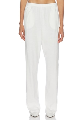 The Row Kohana Pant in White - White. Size M (also in L).