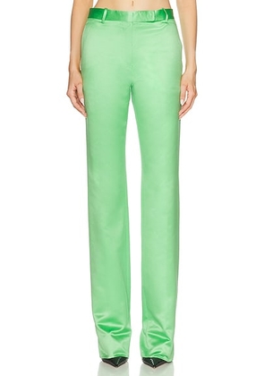 TOM FORD Tailored Straight Pant in Summer Green - Mint. Size 42 (also in ).
