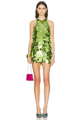 Retrofete Bondera Dress in Kiwi - Green. Size XS (also in L, M, S).