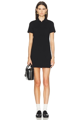 Saint Laurent Polo Dress in Noir - Black. Size XS (also in M, S, XL).