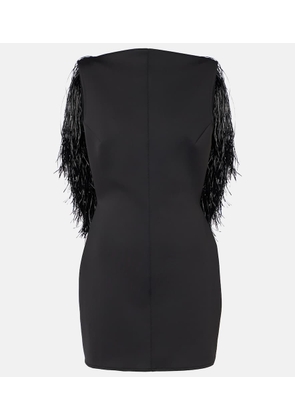 David Koma Fringed minidress