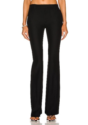 McQueen Narrow Bootcut Trouser in Black - Black. Size 42 (also in ).
