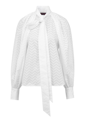 Martin Grant Balloon Sleeve Cotton Top - Moda Operandi