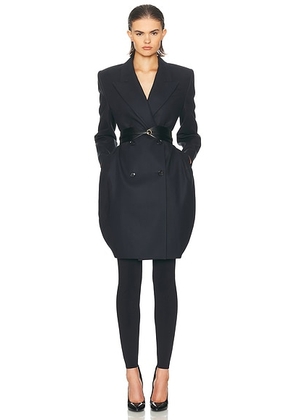 ALAÃA Tailored Coat in Marine Fonce - Navy. Size 36 (also in ).