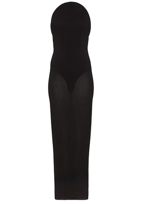 ALAÏA ALAΪA Curved Dress in Noir Alaia. Size 36 (also in ).