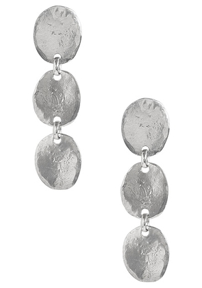 Corali Kombu Trio Earrings in Silver - Metallic Silver. Size all.
