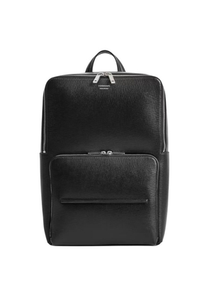 Ferragamo Black Revival Leather Backpack