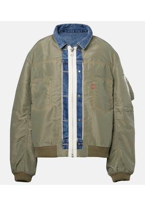 Sacai x Levi'sÂ® reversible denim and twill blouson