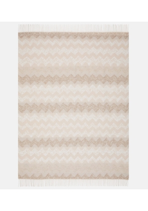 Missoni Gessetti Zig Zag wool-blend throw
