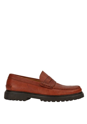 Ferragamo Rocket Leather Penny Loafers, Size 5.5 EEE