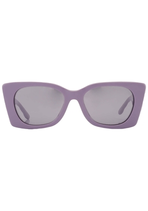 Tory Burch Lilac Mirrored Irregular Ladies Sunglasses TY7189U 1941AK 52
