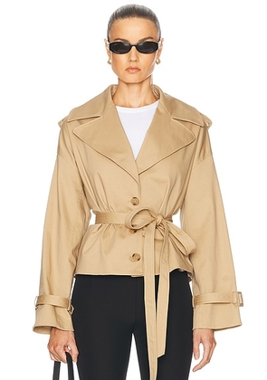 L'Academie by Marianna Provins Jacket in Tan - Tan. Size XL (also in ).