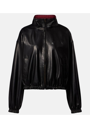 Balenciaga Leather tracksuit