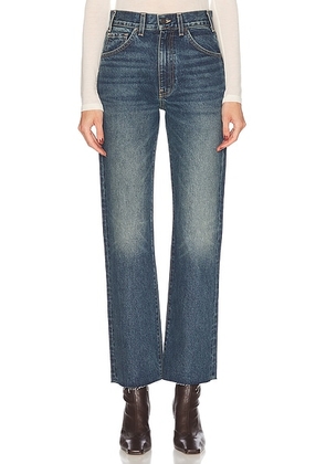 NILI LOTAN Calla Straight Leg in Simon Wash - Blue. Size 29 (also in ).