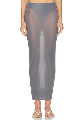 Maygel Coronel Jagua Skirt in Cromo - Grey. Size all.