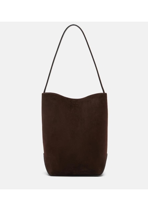 The Row N/S Park Edge Medium suede tote bag