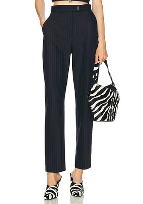 KHAITE Jude Pant in Navy & White - Navy. Size 2 (also in 6).