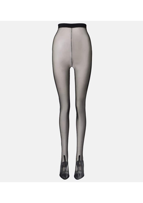 Herbert Levine Sheer Perfection mesh over-the-knee boots