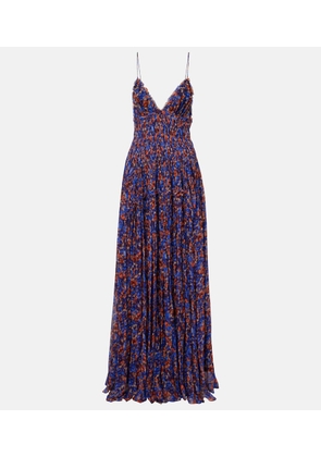 Ulla Johnson Atrani floral silk chiffon gown