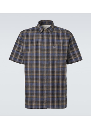 ERL Checked cotton-blend shirt