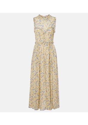 Ulla Johnson Kasia floral silk chiffon maxi dress