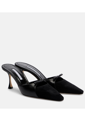 Manolo Blahnik Tapidpla leather pumps