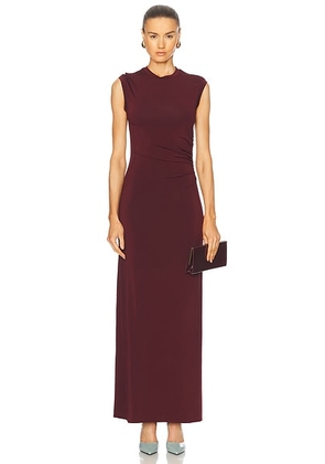 Stella McCartney Fluid Jersey Dress in Dark Cherry - Wine. Size L (also in ).