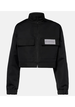 Balenciaga Cropped technical faille track jacket