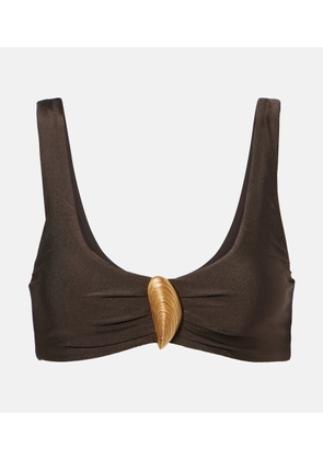 Simkhai Veyra applique bikini top