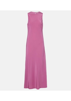 Asceno Valencia silk crepe maxi dress