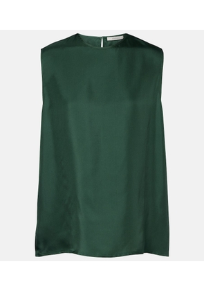 Asceno Trento silk twill tank top