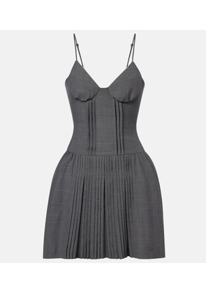 Shushu/Tong Pleated minidress